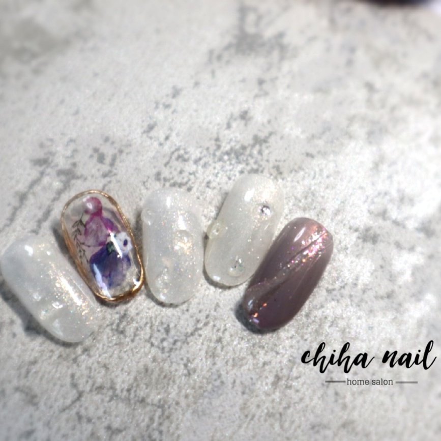 オールシーズン 梅雨 七夕 リゾート ハンド 1000springのネイルデザイン No ネイルブック