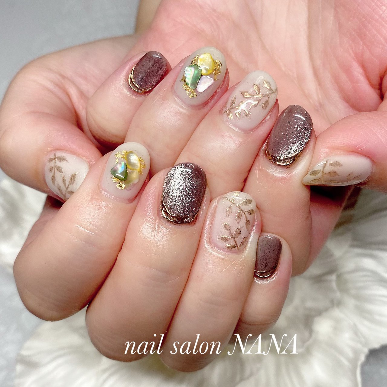 春 夏 ハンド ワンカラー シェル Nail Salon Nanaのネイルデザイン No ネイルブック