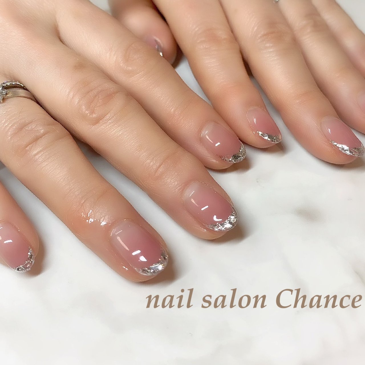 夏 オールシーズン オフィス ブライダル ハンド Nailsalon Chanceのネイルデザイン No ネイルブック