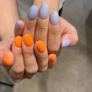 色違いネイルのネイルデザイン ネイルブック