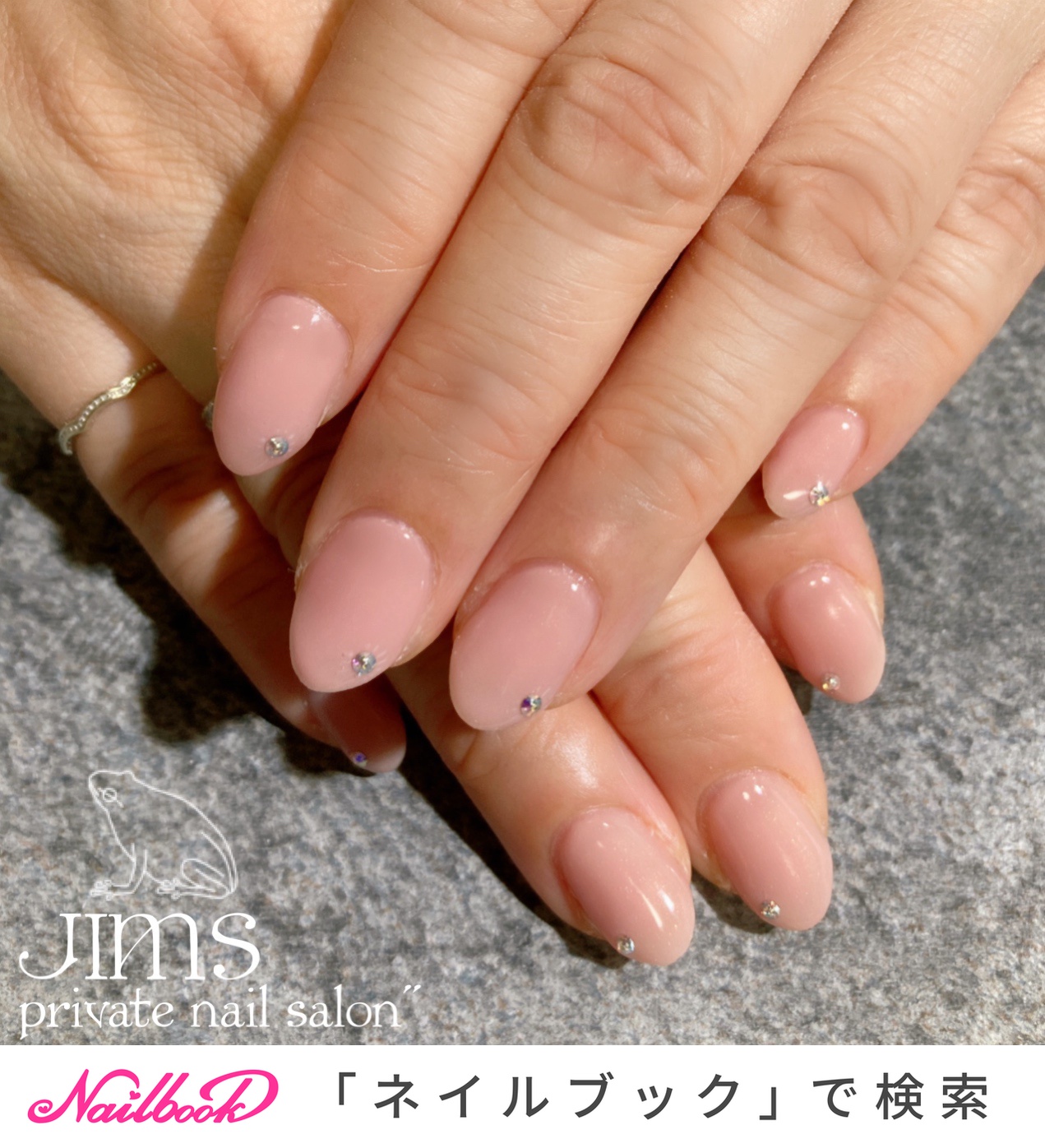 人気順 一粒ストーンネイルのネイルデザイン ネイルブック