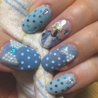 人気順 梅雨 マニキュアのネイルデザイン ネイルブック