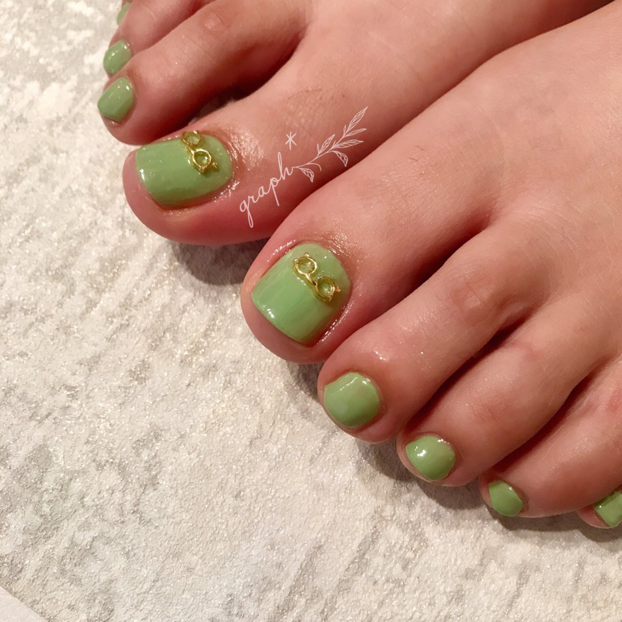 春 夏 デート 女子会 フット Graph Dsnのネイルデザイン No ネイルブック