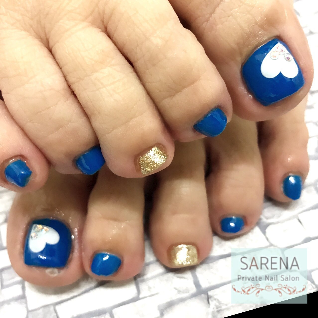 夏 オールシーズン 海 リゾート フット Rie サレナネイル 川崎市武蔵小杉のネイルデザイン No ネイルブック