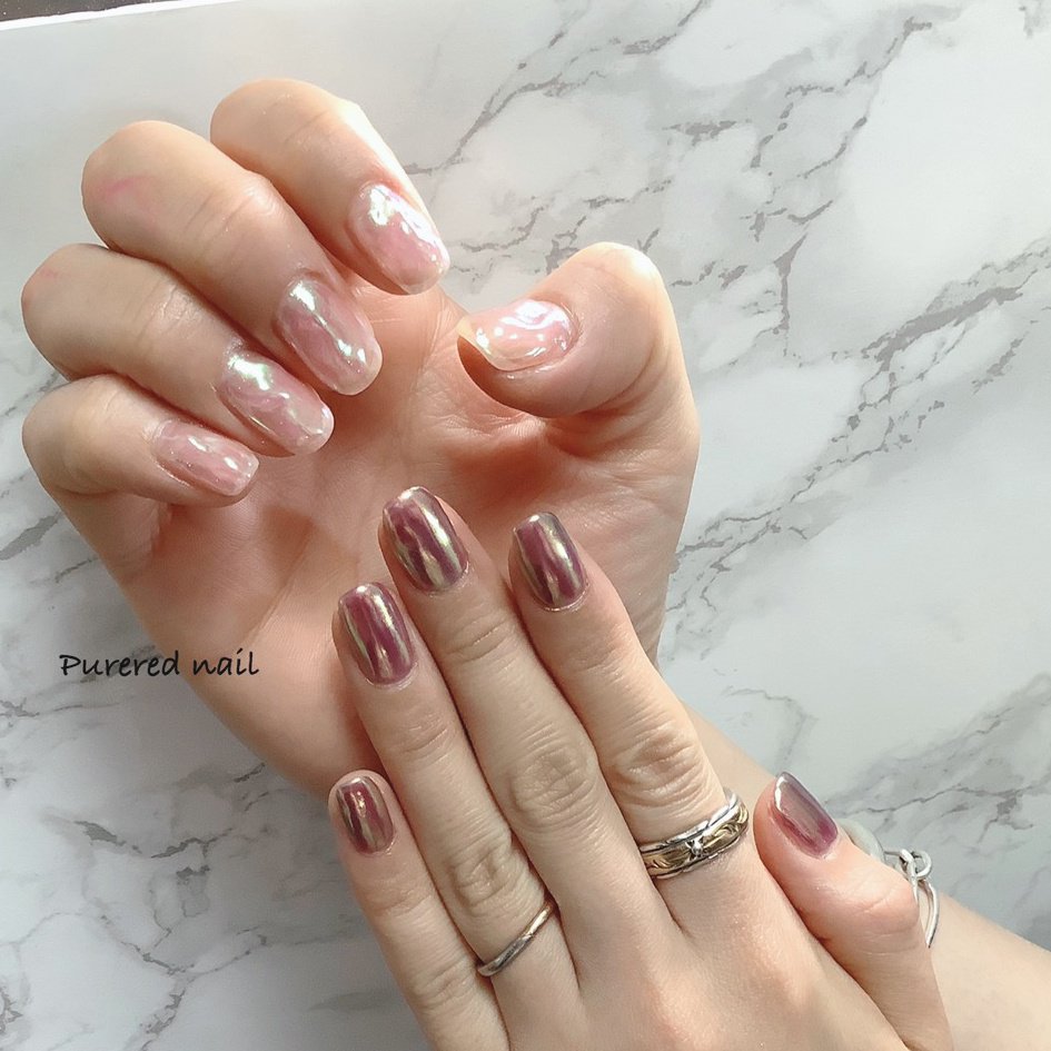 春 夏 ハンド ショート パープル 今内知津子のネイルデザイン No ネイルブック