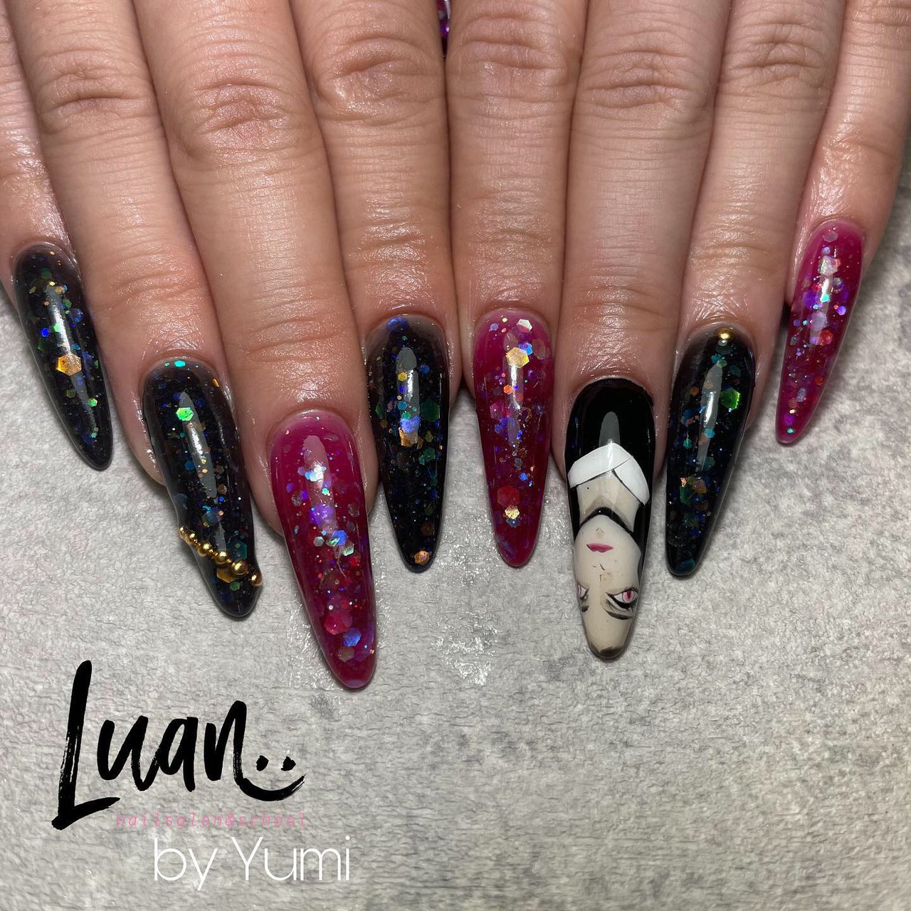 ハンド キャラクター 多治見市ネイルサロン Nailsalon School Luan ルアンのネイルデザイン No ネイルブック