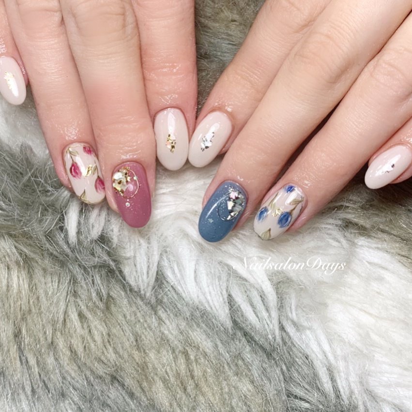 夏 梅雨 七夕 海 ラメ Nail Salon Daysのネイルデザイン No ネイルブック