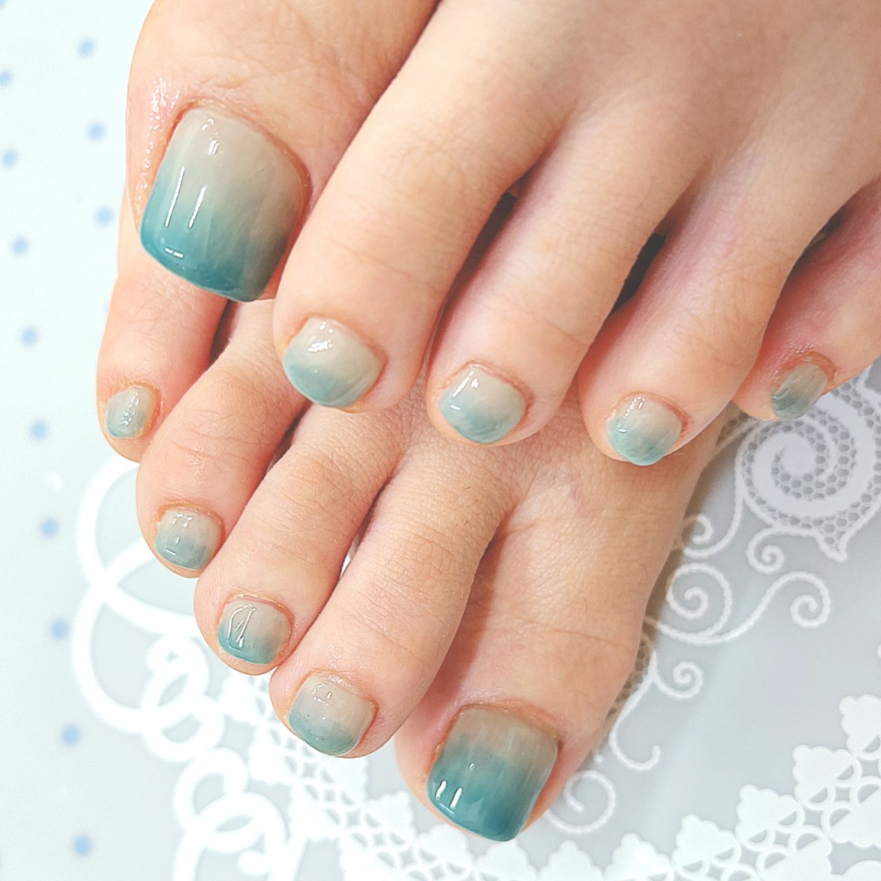 夏 オールシーズン 海 リゾート フット Nail Salon Purivaのネイルデザイン No ネイルブック