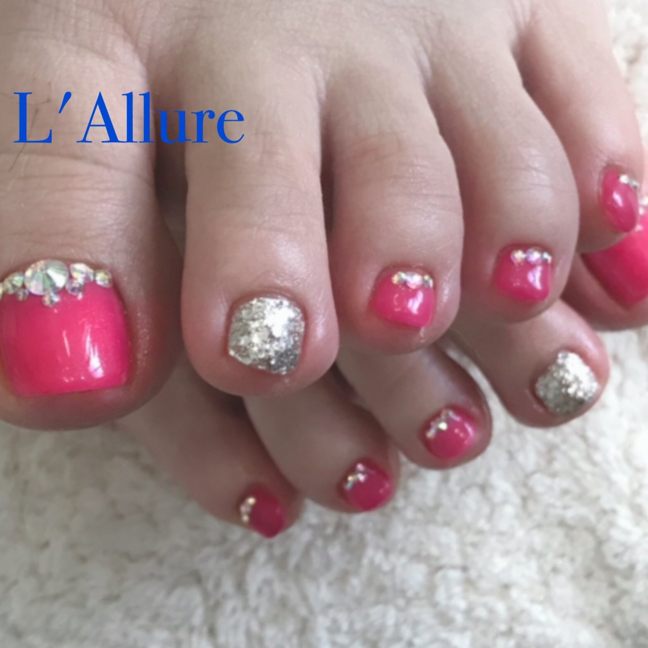 フット Nail Salon L Allureのネイルデザイン No ネイルブック