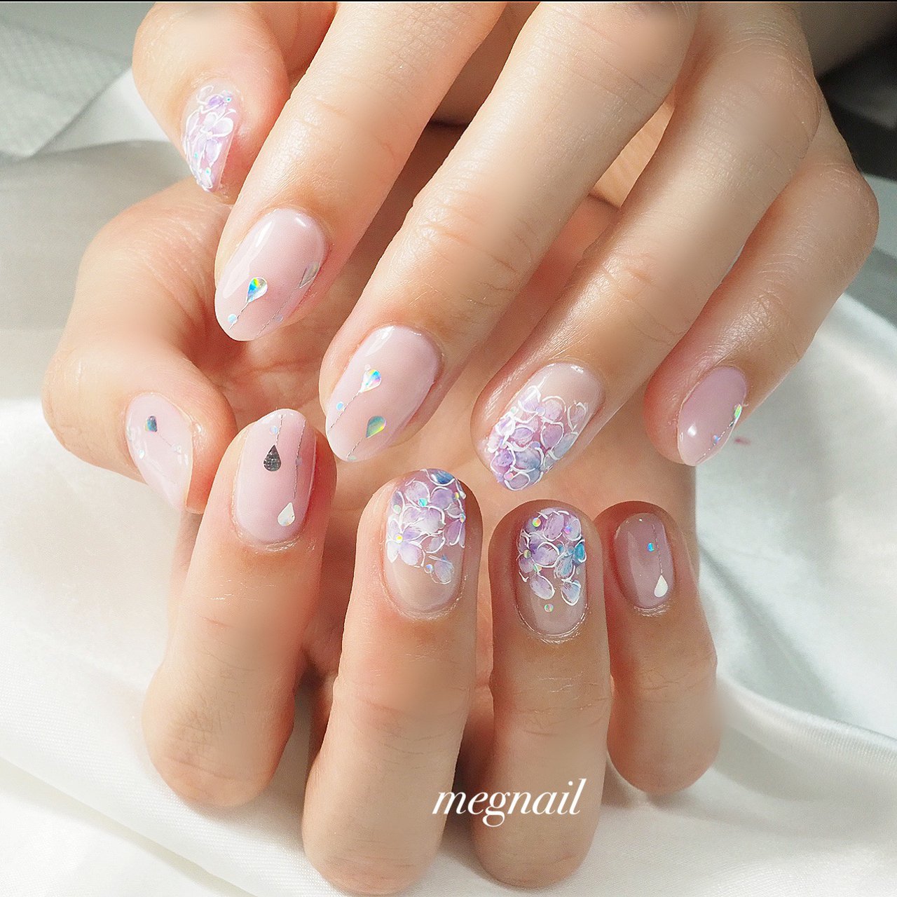 夏 旅行 梅雨 ハンド グラデーション Megnailのネイルデザイン No ネイルブック