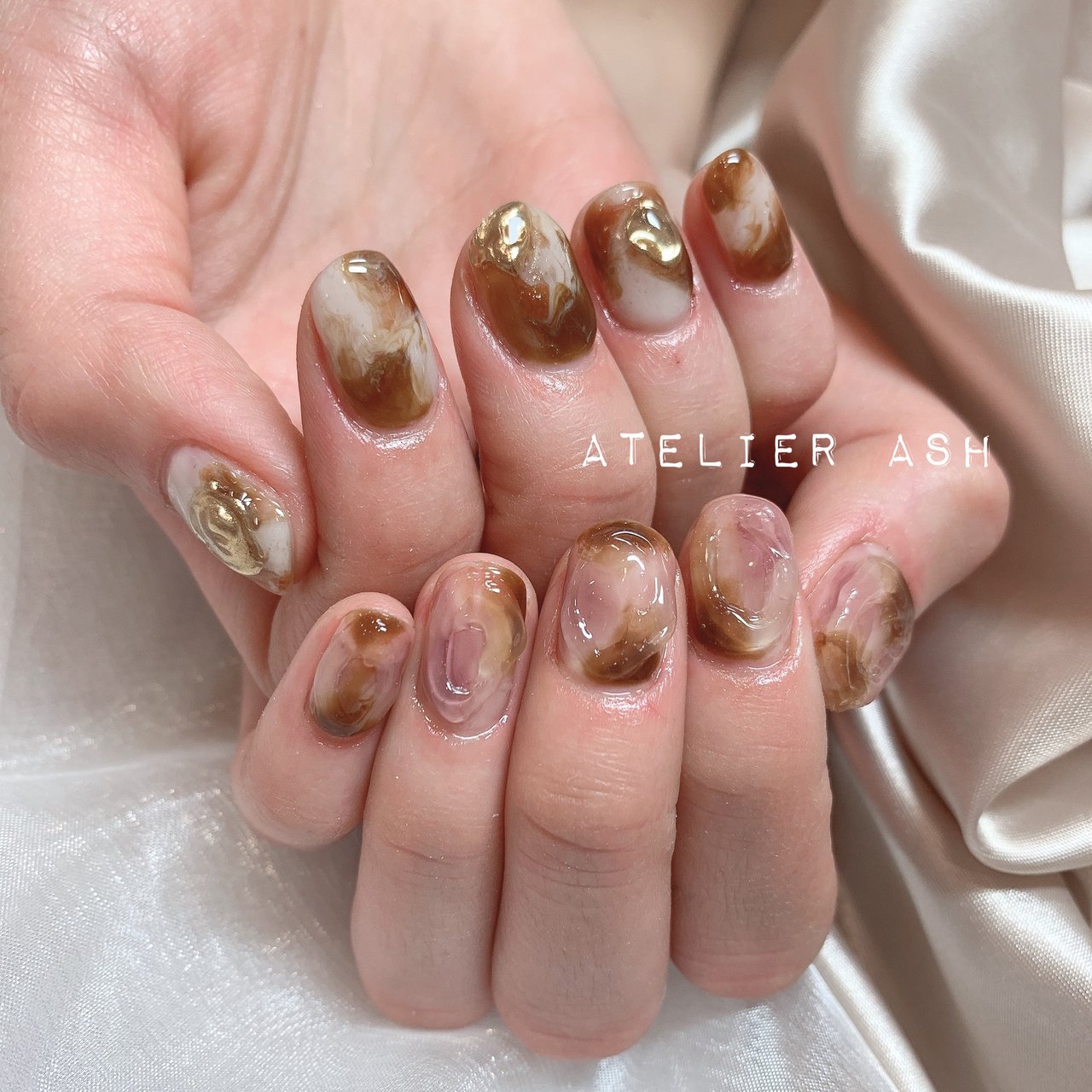 オールシーズン 旅行 デート 女子会 ハンド Atelier Ashのネイルデザイン No ネイルブック