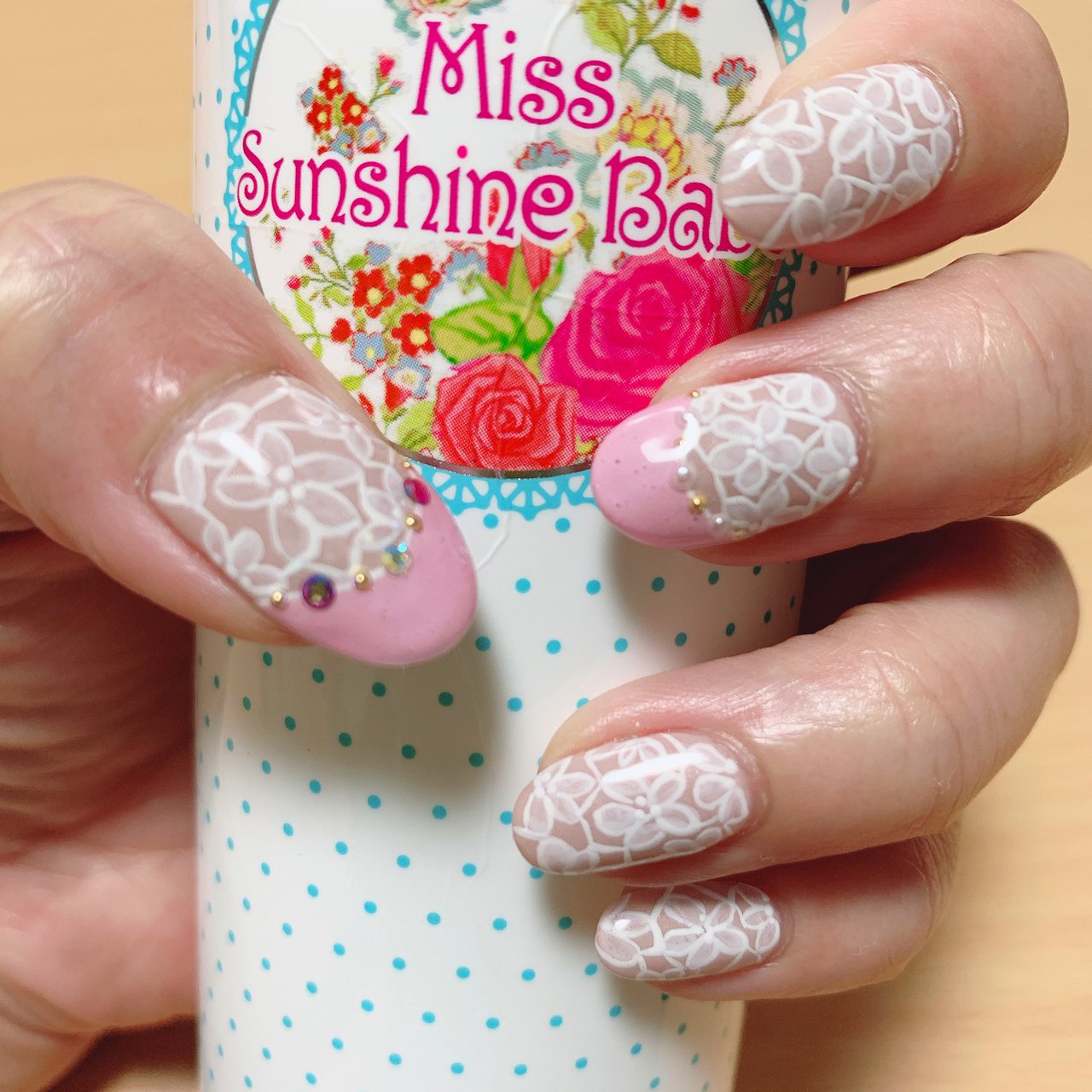 オールシーズン オフィス ブライダル パーティー ハンド Pinkarockのネイルデザイン No ネイルブック