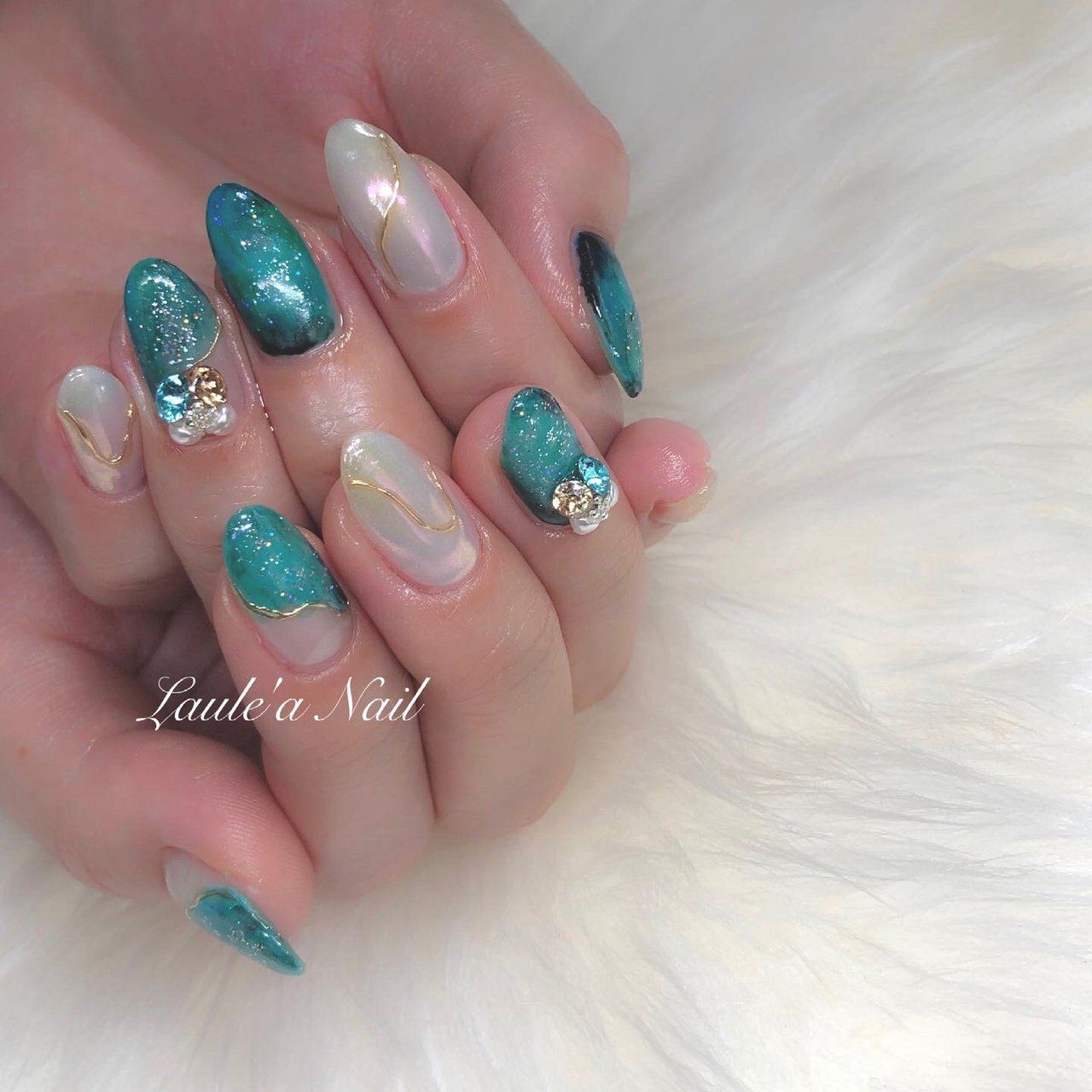 夏 パーティー デート 女子会 ハンド Junkoinoueのネイルデザイン No ネイルブック