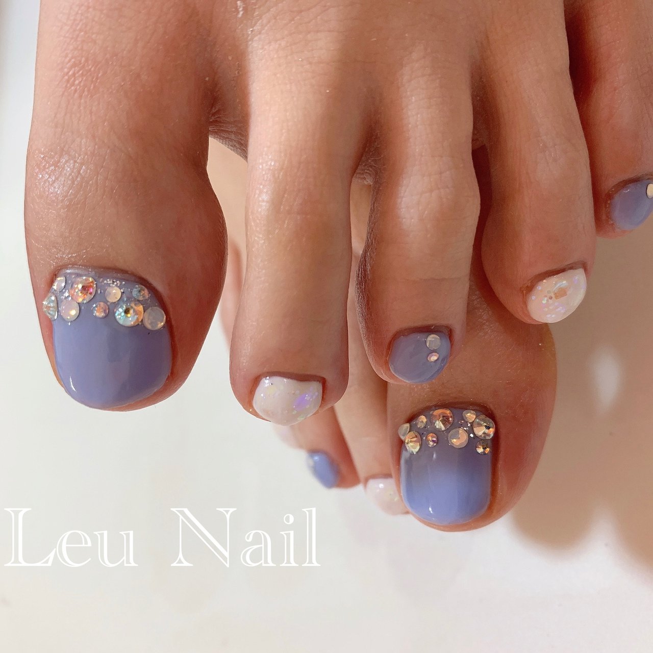 フット お客様 Leunailのネイルデザイン No ネイルブック