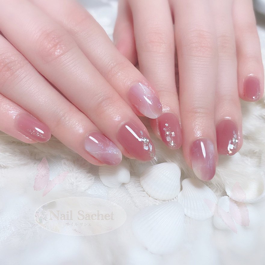 春 夏 オールシーズン オフィス シンプル 東京nailsachet ネイルサシェのネイルデザイン No ネイルブック