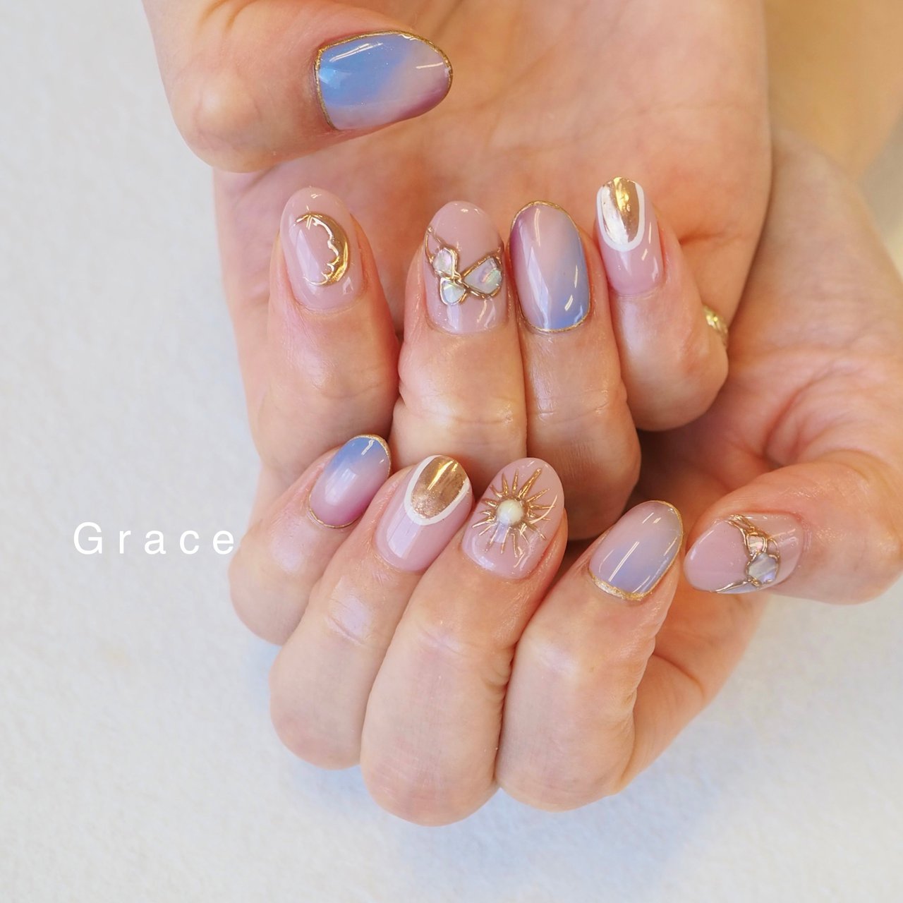 ハンド パステル ジェル Grace Miyabiのネイルデザイン No ネイルブック