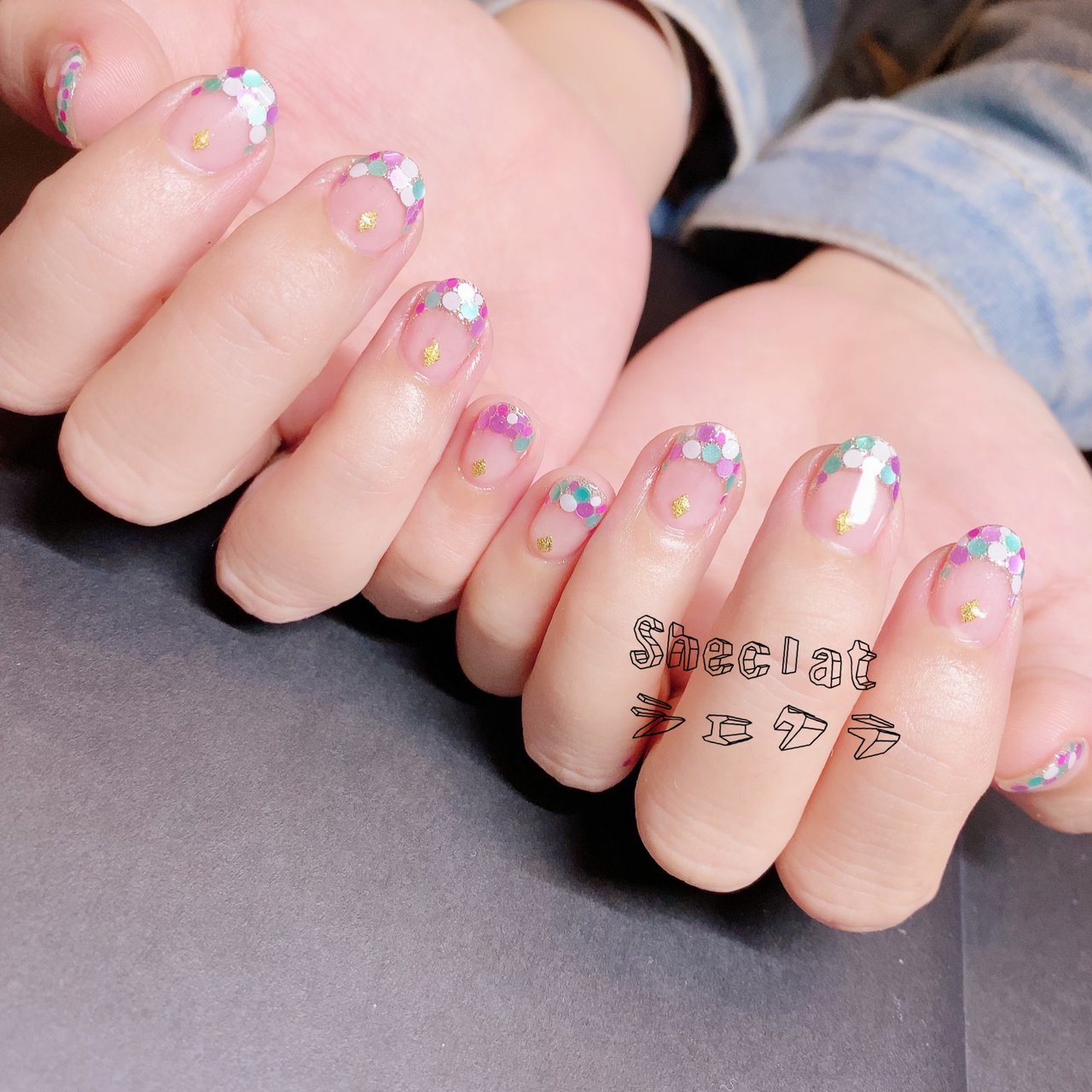 夏 パーティー デート 女子会 ハンド Sheclat シェクラ Nail Sのネイルデザイン No ネイルブック