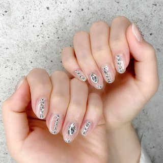 ダイヤカットのネイルデザイン ネイルブック