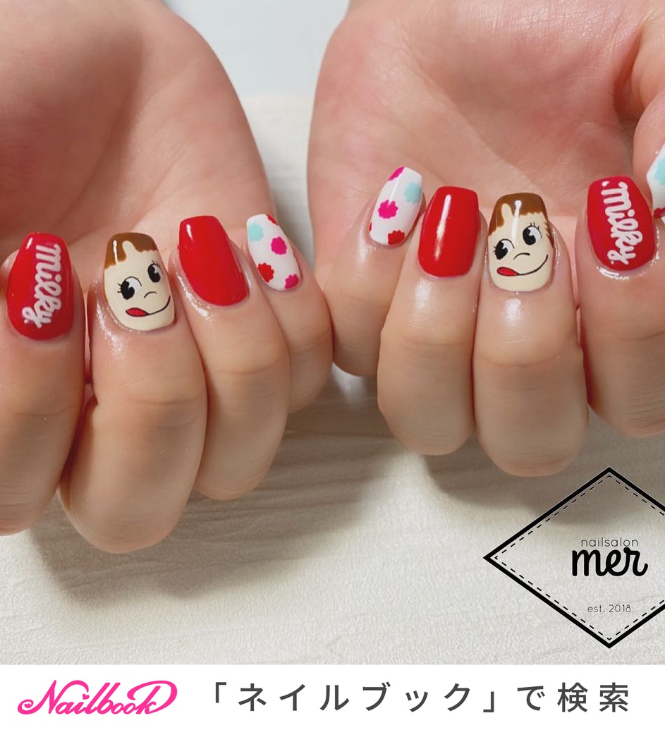 ペコちゃんのネイルデザイン ネイルブック