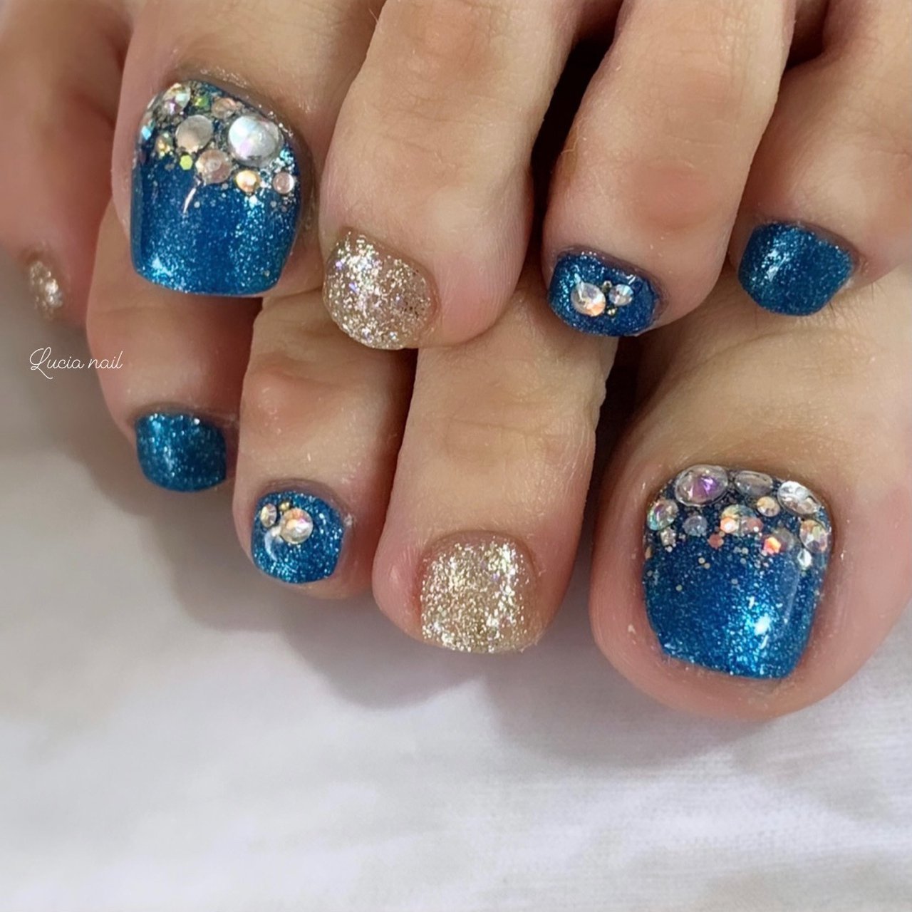 夏 オールシーズン 海 リゾート フット Lucia Nailのネイルデザイン No ネイルブック