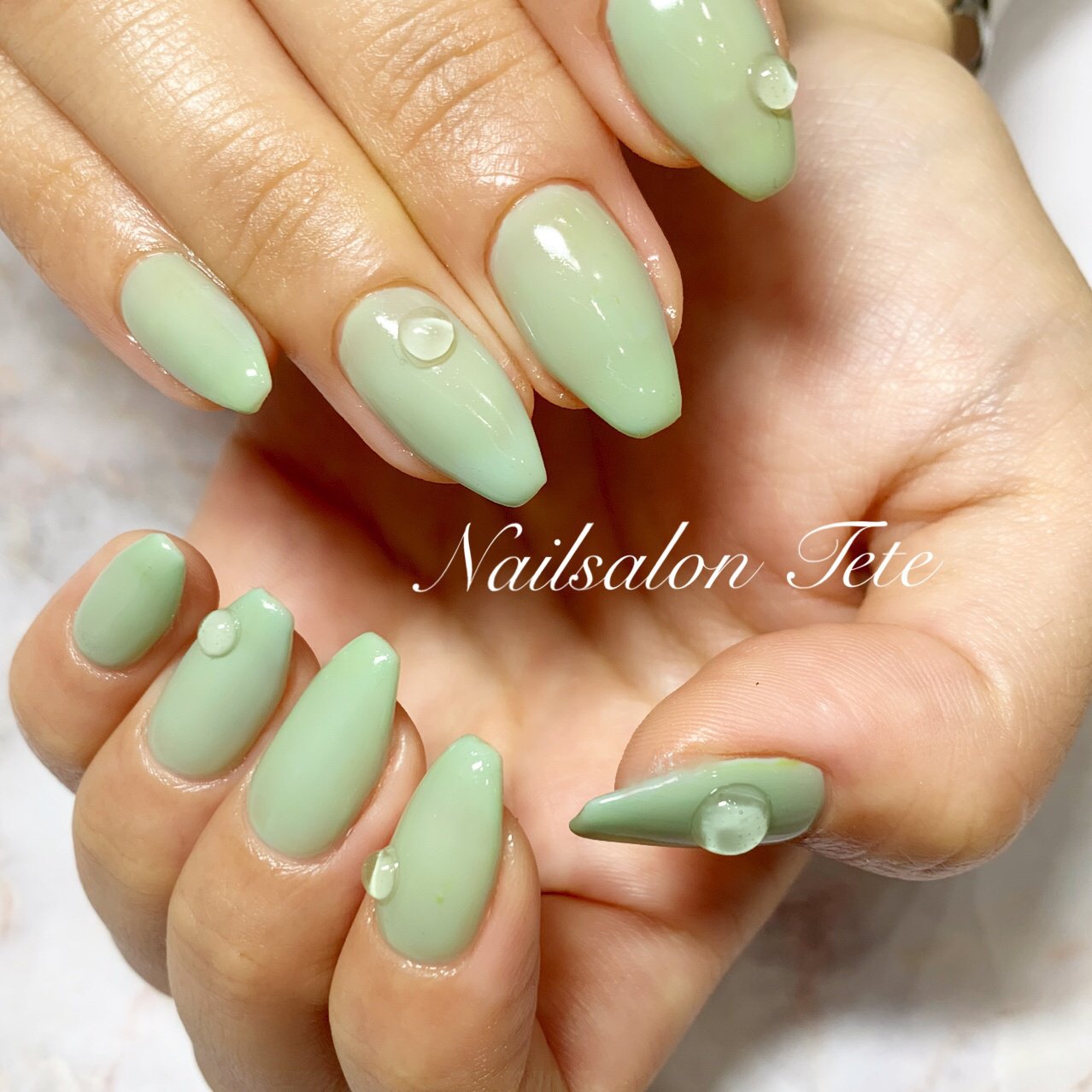 オールシーズン 梅雨 デート 女子会 ハンド Nailtete 本店のネイルデザイン No ネイルブック