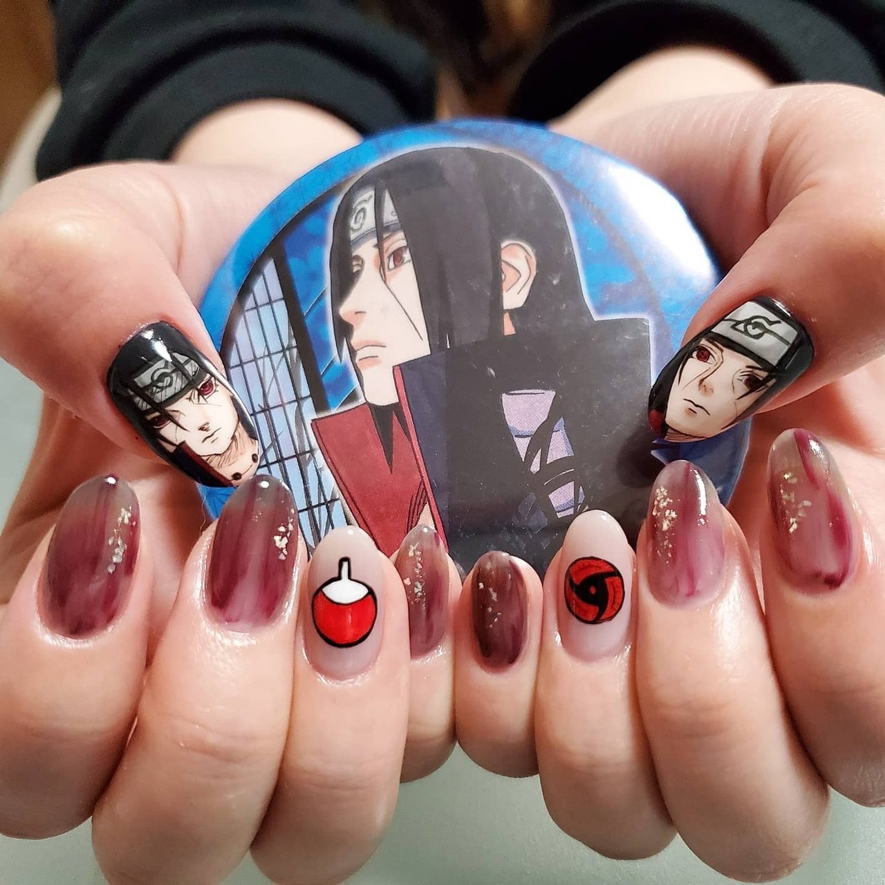 痛ネイル/キャラクター/ジェルネイル - YUI 美爪屋 蘭のネイルデザイン