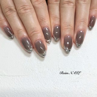 おすすめ順 フレンチネイル フレンチ ダークカラーのネイルデザイン ネイルブック