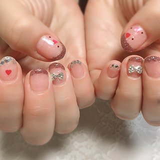 リボンパーツのネイルデザイン ネイルブック