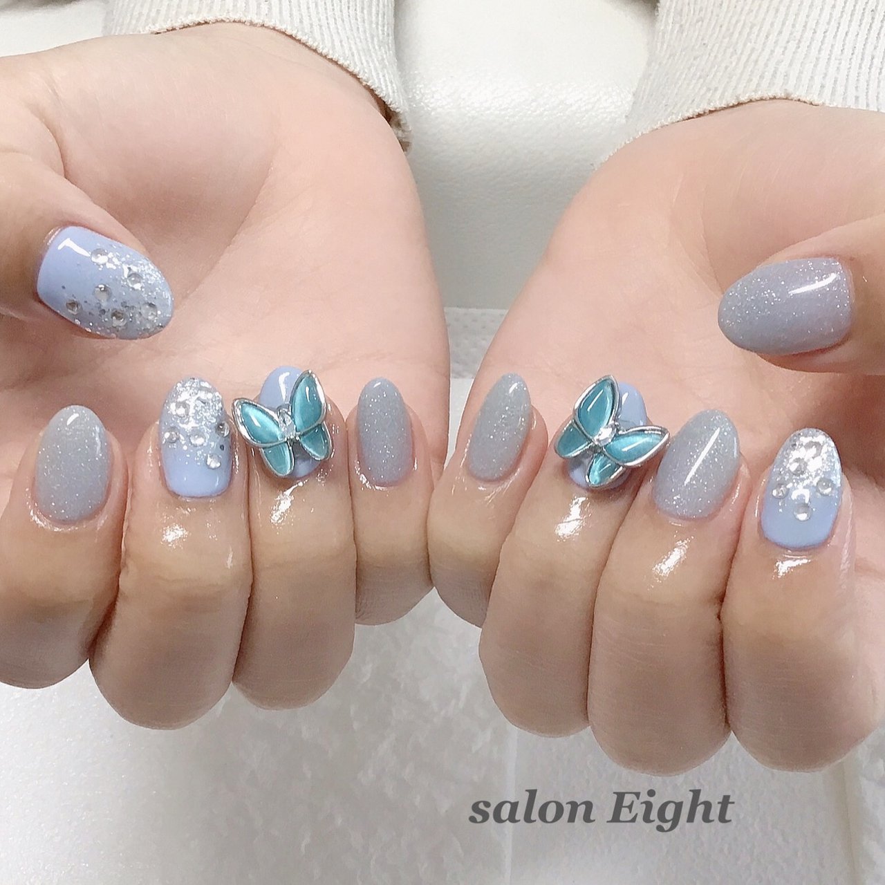 夏 梅雨 海 オフィス ハンド Salon Eightのネイルデザイン No ネイルブック