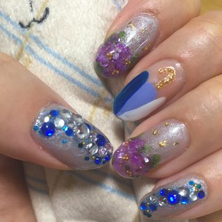 梅雨 マニキュアのネイルデザイン ネイルブック