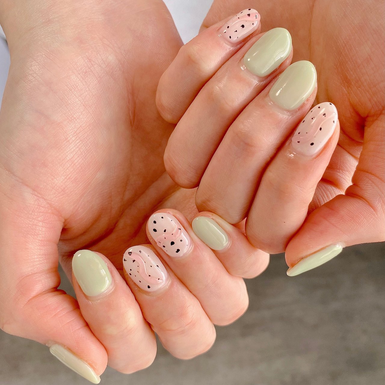 春 夏 ハンド シンプル ワンカラー Jyuraのネイルデザイン No ネイルブック