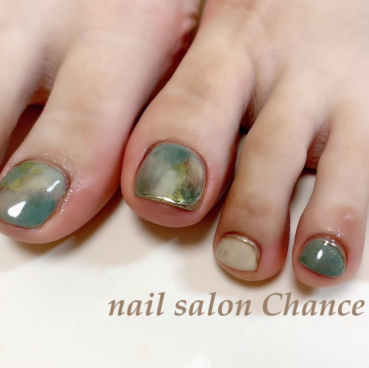 夏 旅行 海 デート フット Nailsalonchanceのネイルデザイン No ネイルブック