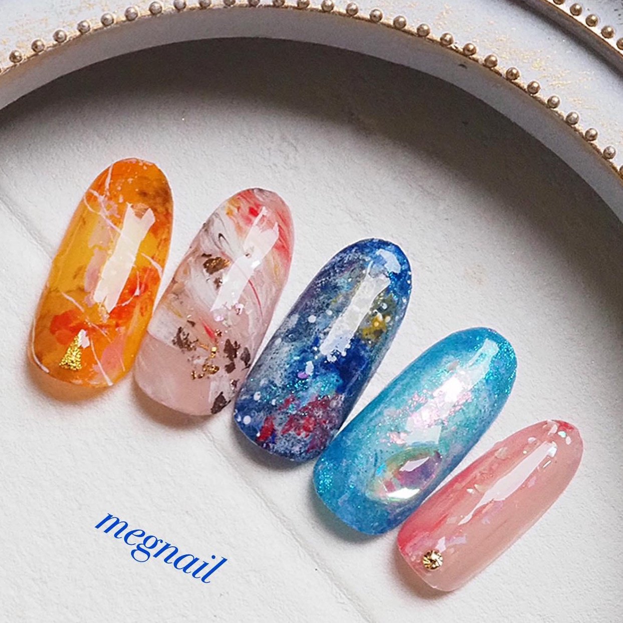 夏 オールシーズン 旅行 ハンド 星 Megnailのネイルデザイン No ネイルブック