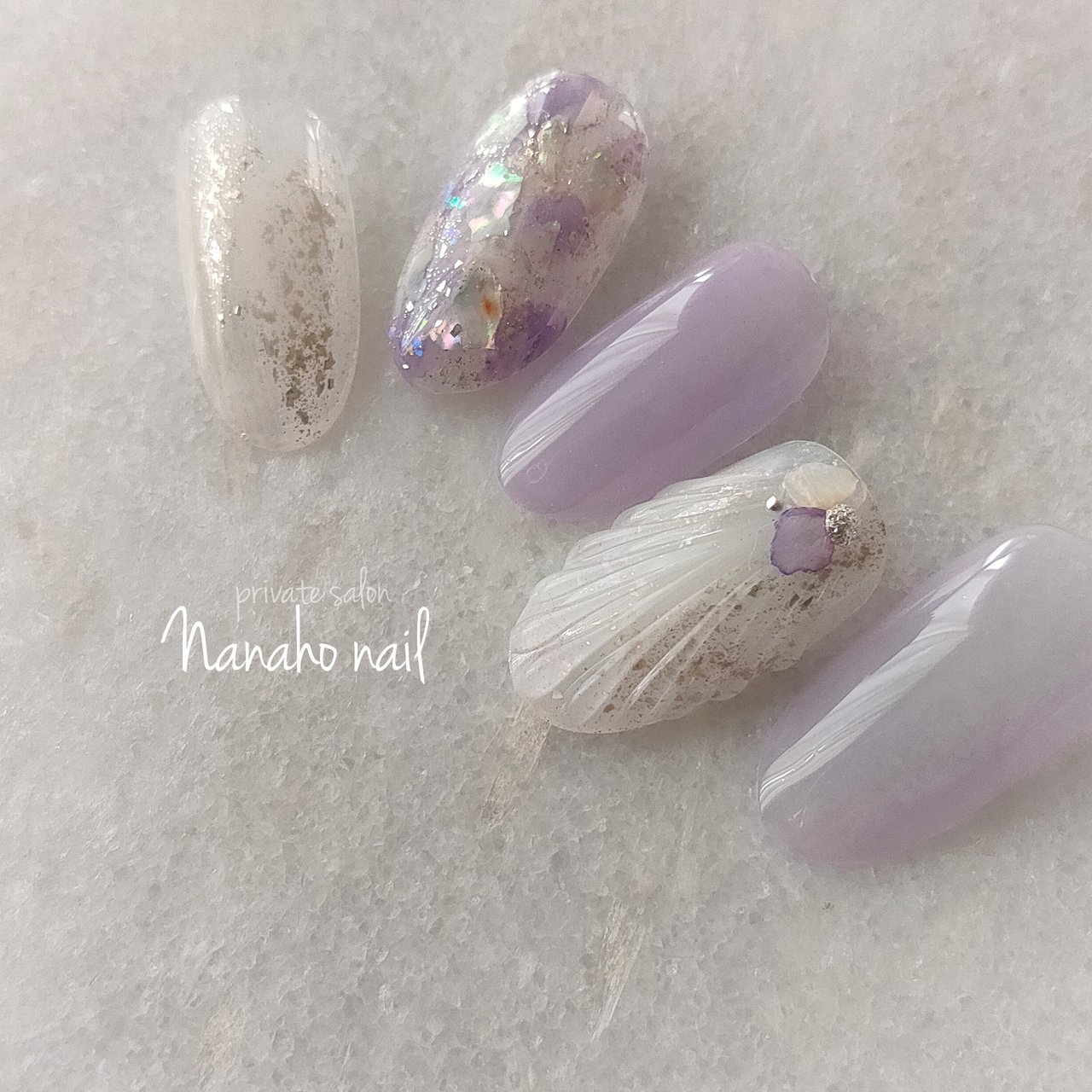 夏 梅雨 オフィス ハンド ラメ Nanaho Nail 大阪府八尾市 のネイルデザイン No ネイルブック