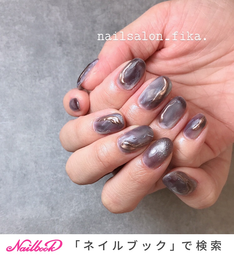 冬 旅行 梅雨 海 ハンド Nailsalon Fika のネイルデザイン No ネイルブック