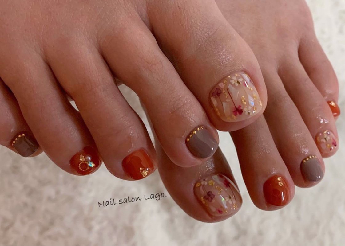 夏 梅雨 海 リゾート フット Nailsalonlagoのネイルデザイン No ネイルブック