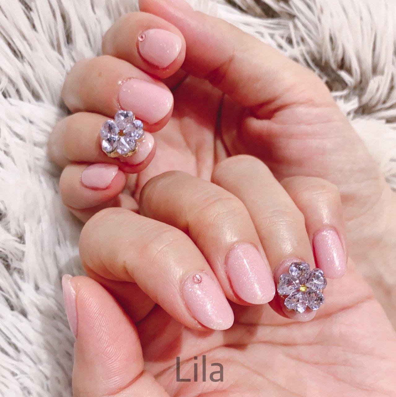ショップ ▶︎ネイルパーツ/ビジュー/フラワーピンク/P-26 ︎ネイル