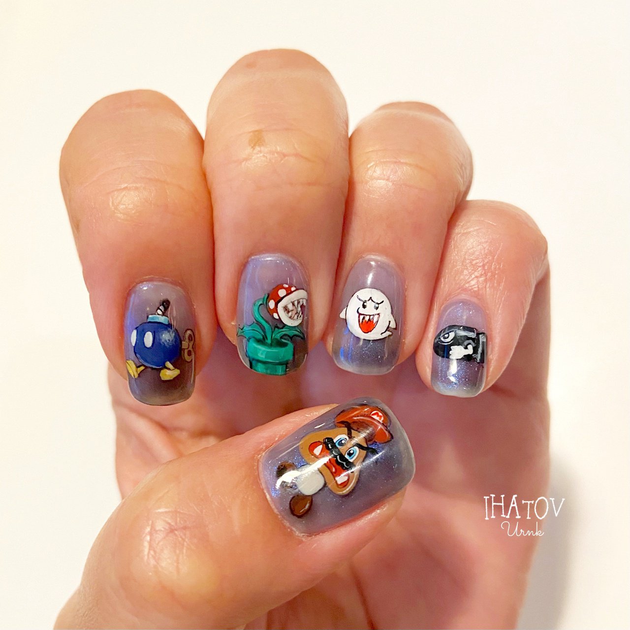 キャラクターネイル　ユニバネイル　マリオ　3dパーツ　まとめ売り　オーダー票 キャラクターネイル ユニバネイル マリオ 3dパーツ まとめ売り