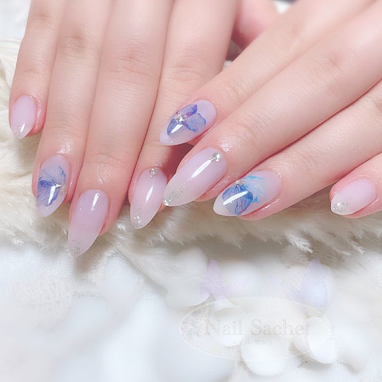 春 夏 オールシーズン 梅雨 シンプル 東京nailsachet ネイルサシェのネイルデザイン No ネイルブック