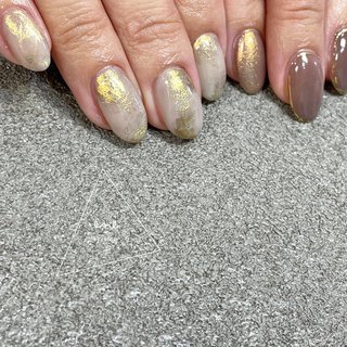 水彩ネイルニュアンスのネイルデザイン ネイルブック