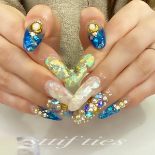 23年 新着順 ブローチ スーパーロングのネイルデザイン ネイルブック