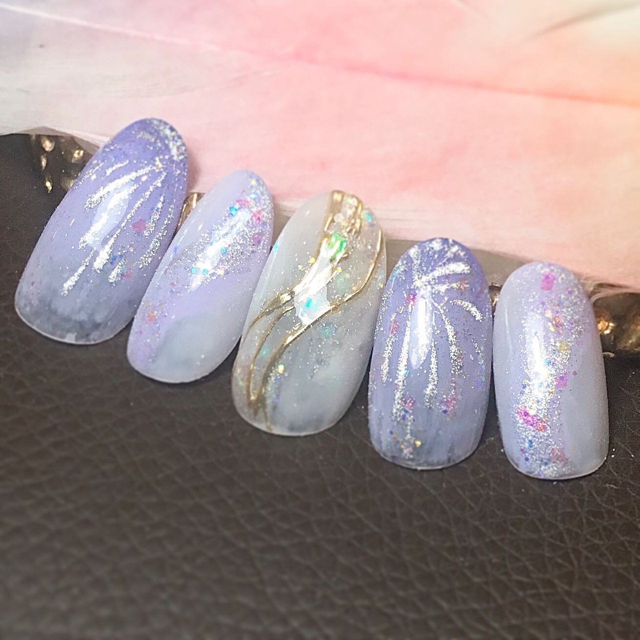 夏 梅雨 七夕 浴衣 ハンド 溝の口 Nail Trees ネイルトゥリース のネイルデザイン No ネイルブック