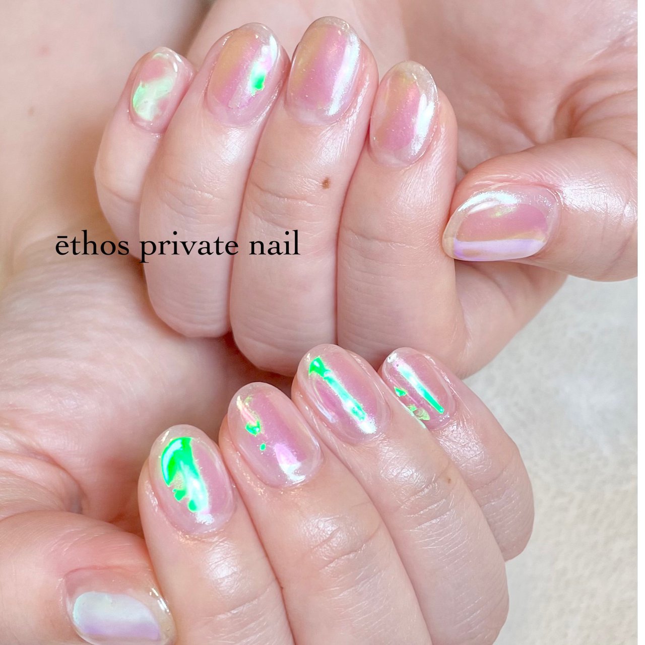 夏 オールシーズン 梅雨 ブライダル ハンド Ethos Nailのネイルデザイン No ネイルブック