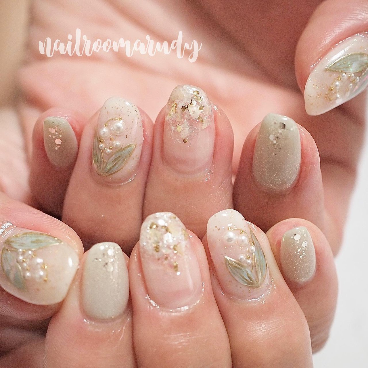春 夏 ブライダル パーティー グラデーション Nailroomarudyのネイルデザイン No ネイルブック
