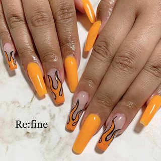 炎のネイルデザイン ネイルブック