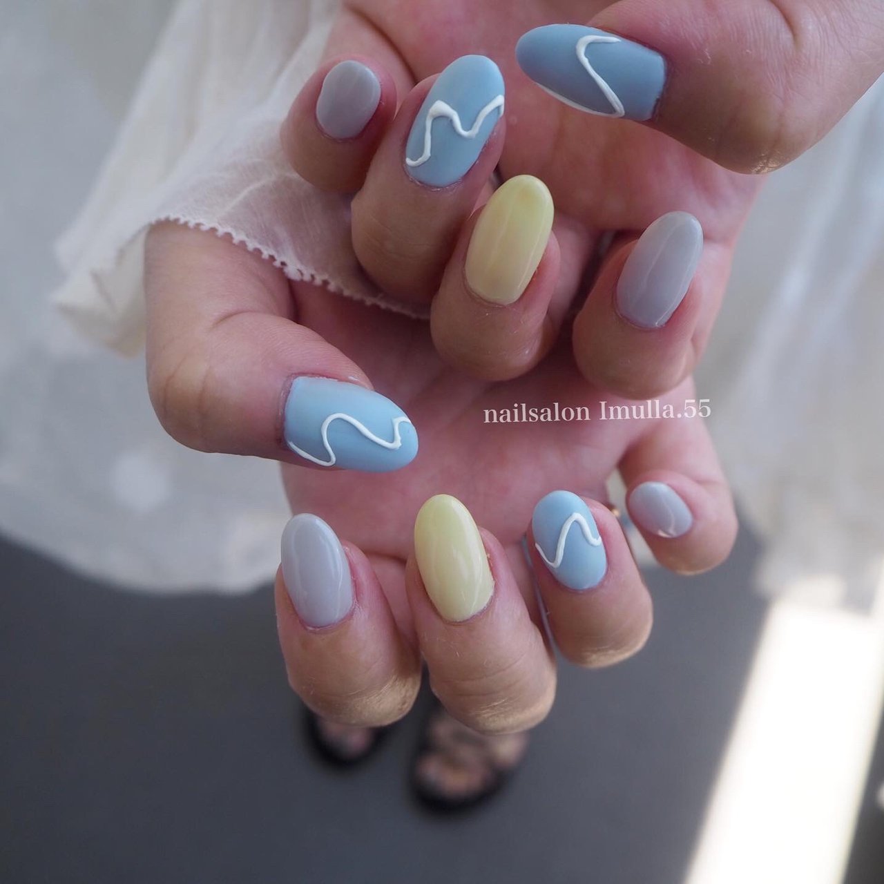 春 夏 ハンド シンプル ワンカラー Nail Salon Imulla 55のネイルデザイン No ネイルブック