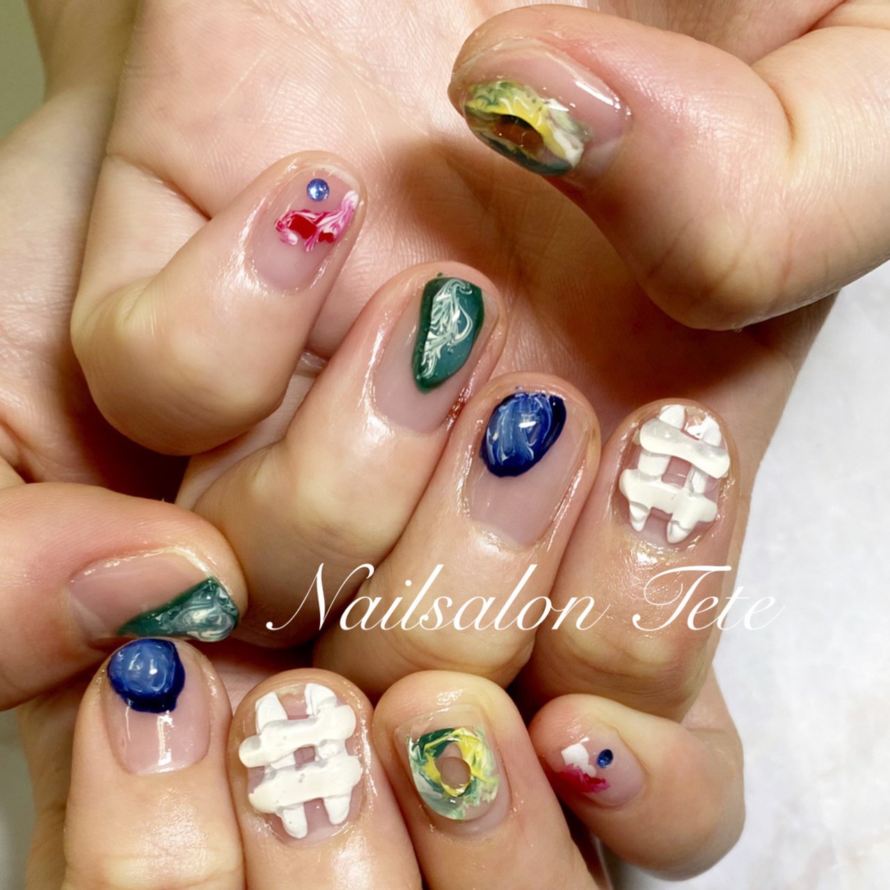 オールシーズン 梅雨 ハロウィン パーティー ハンド Nailtete 駅前店のネイルデザイン No ネイルブック