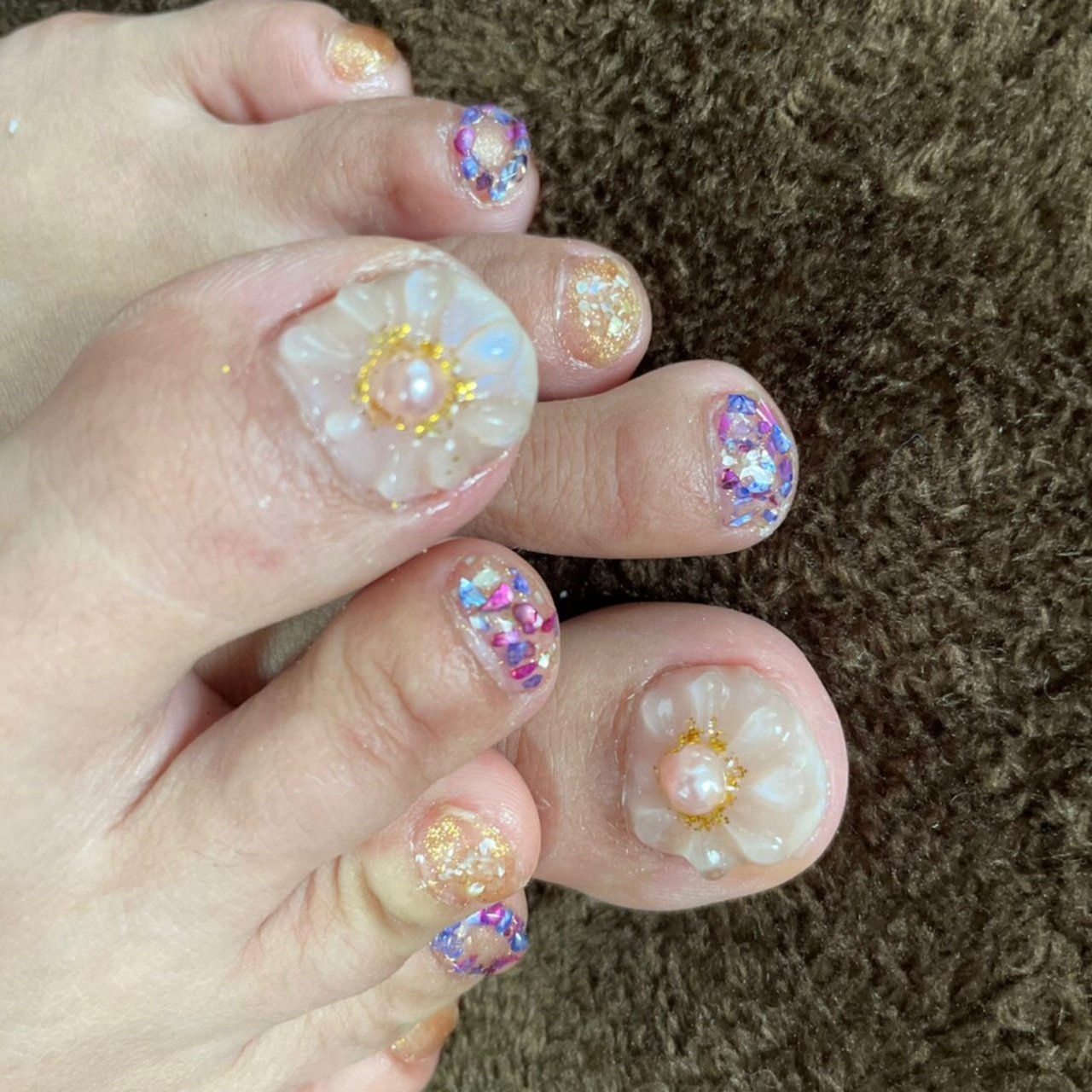 春 夏 フット クリア パープル Mari Takahashiのネイルデザイン No ネイルブック