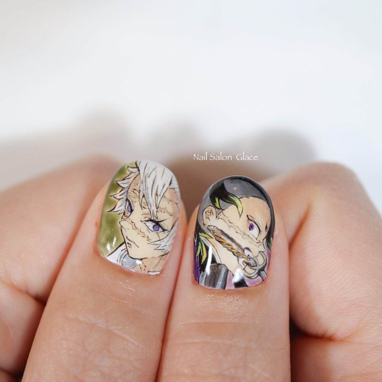 春 夏 痛ネイル キャラクター ニュアンス Nail Salon Glaceのネイルデザイン No ネイルブック