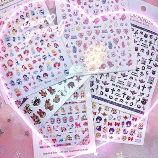 ディズニーシールのネイルデザイン ネイルブック